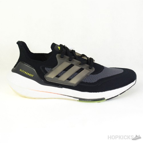 Ultra Boost 21 Black Scream Orange [Real Boost]